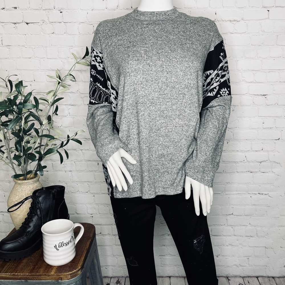 Long Sleeve Sweater with Design